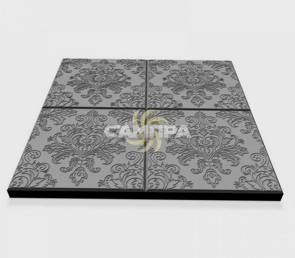 Форма С10 Квадрат Барокко 30х30х3 см
 фото 6